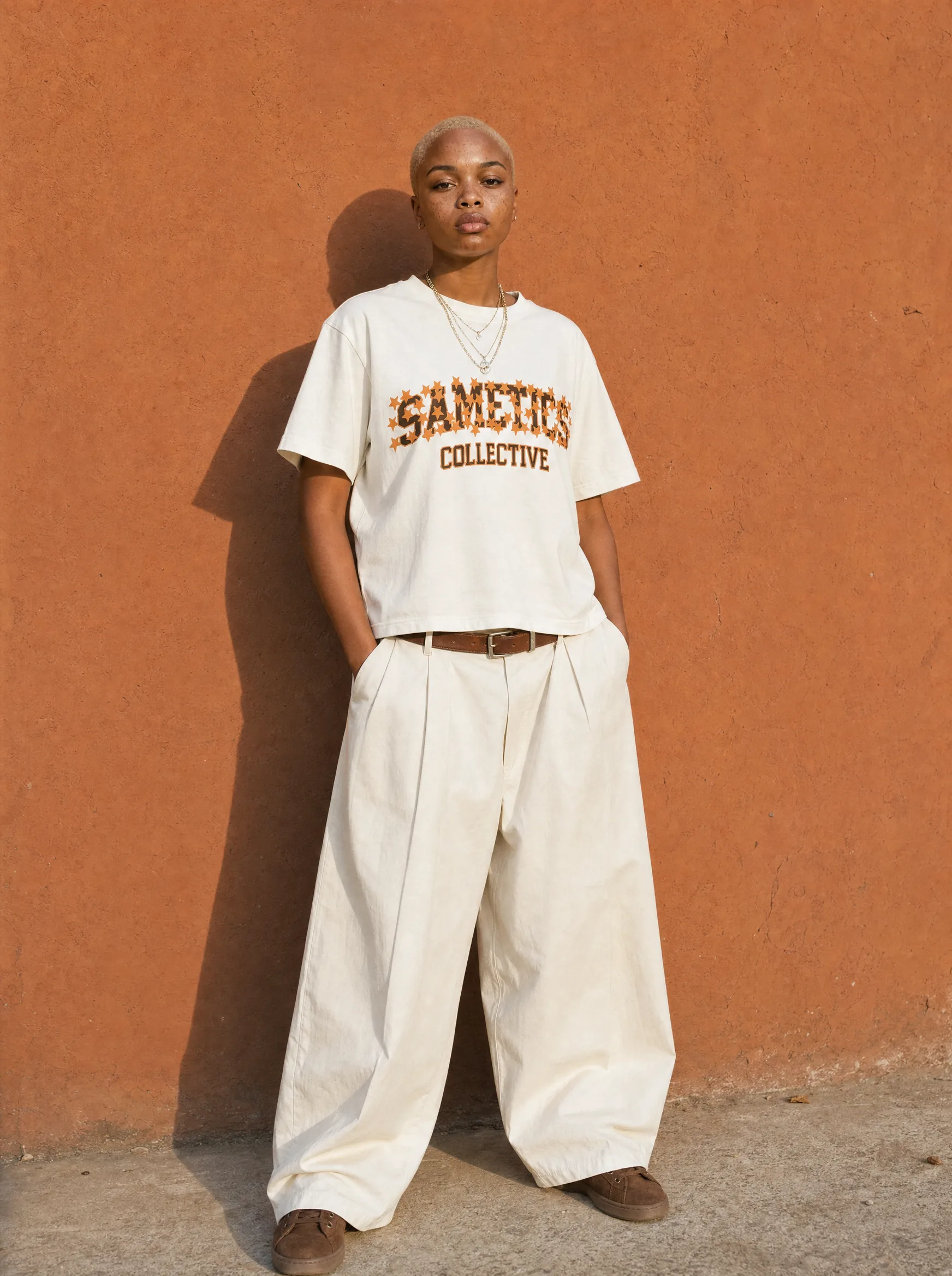Orange Stars tee Sametics — Immagine 1