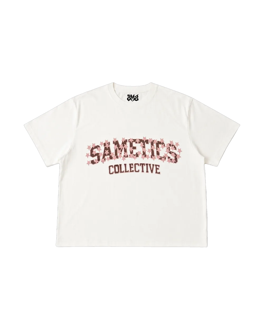 Pink Stars tee Sametics — fronte